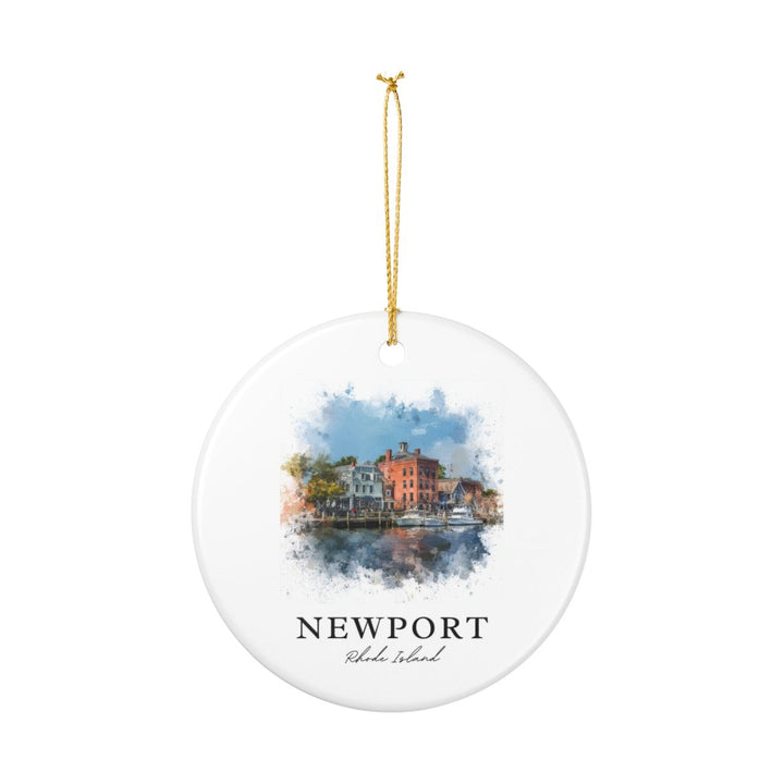 Newport Rhode Island Ornament | Christmas Travel Souvenir Gift