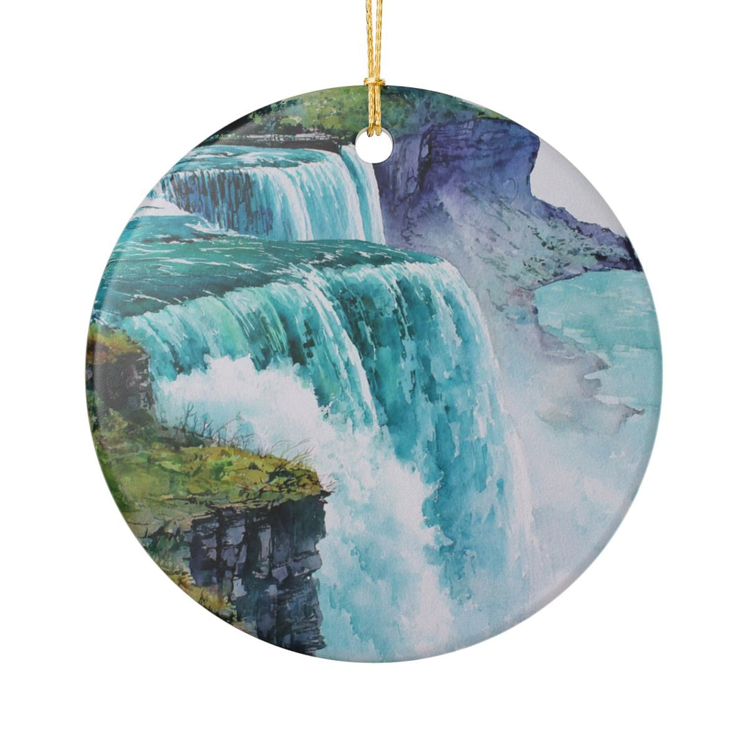 Niagara Falls USA Ornament: Unique Niagara Falls Souvenir, Niagara Falls USA Xmas Decor, and Authentic Niagara Falls Gift