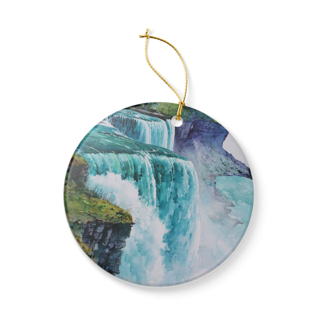 Niagara Falls USA Ornament: Unique Niagara Falls Souvenir, Niagara Falls USA Xmas Decor, and Authentic Niagara Falls Gift