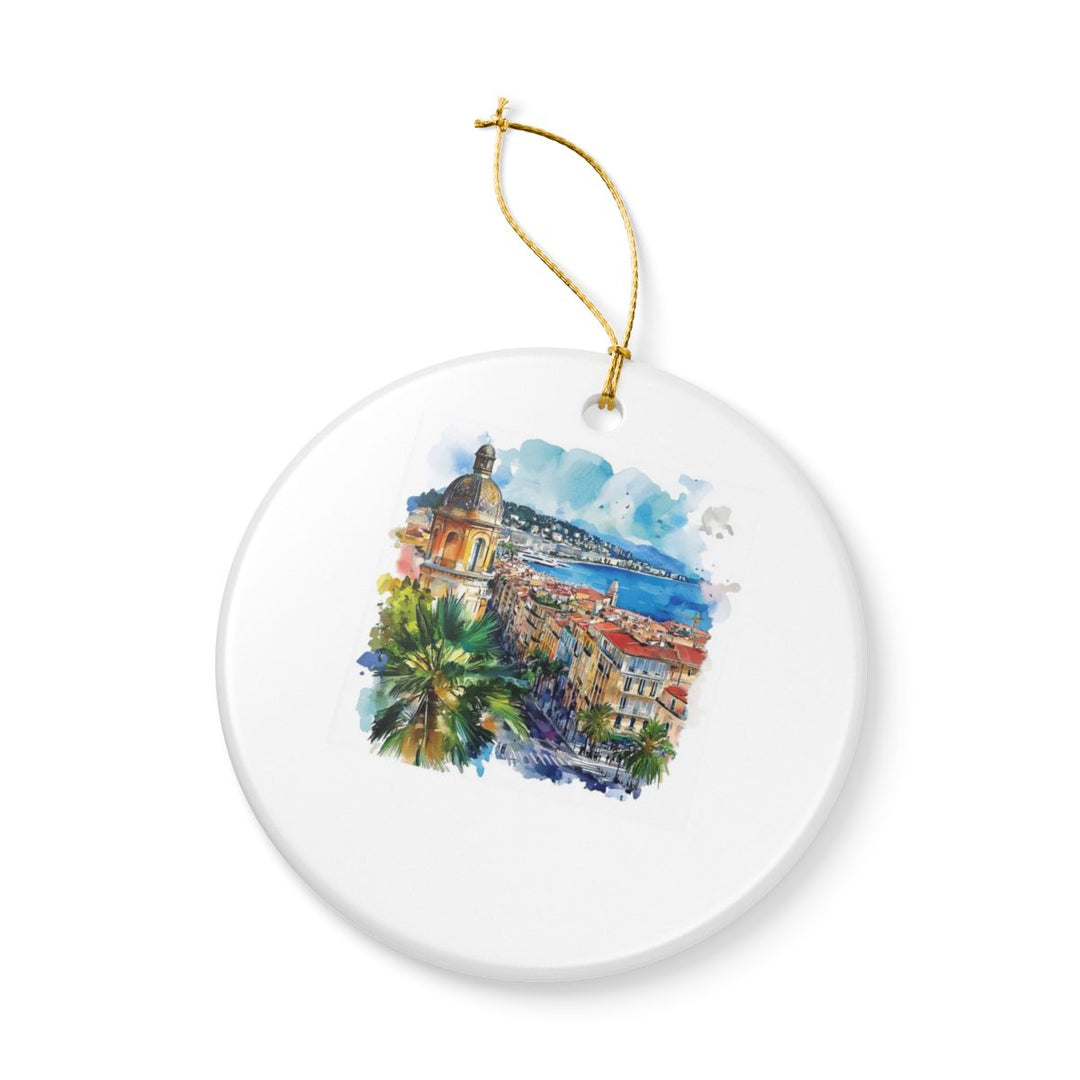 Nice France Ornament: Unique Nice Souvenir, Nice France Xmas Decor, and Authentic Nice Gift