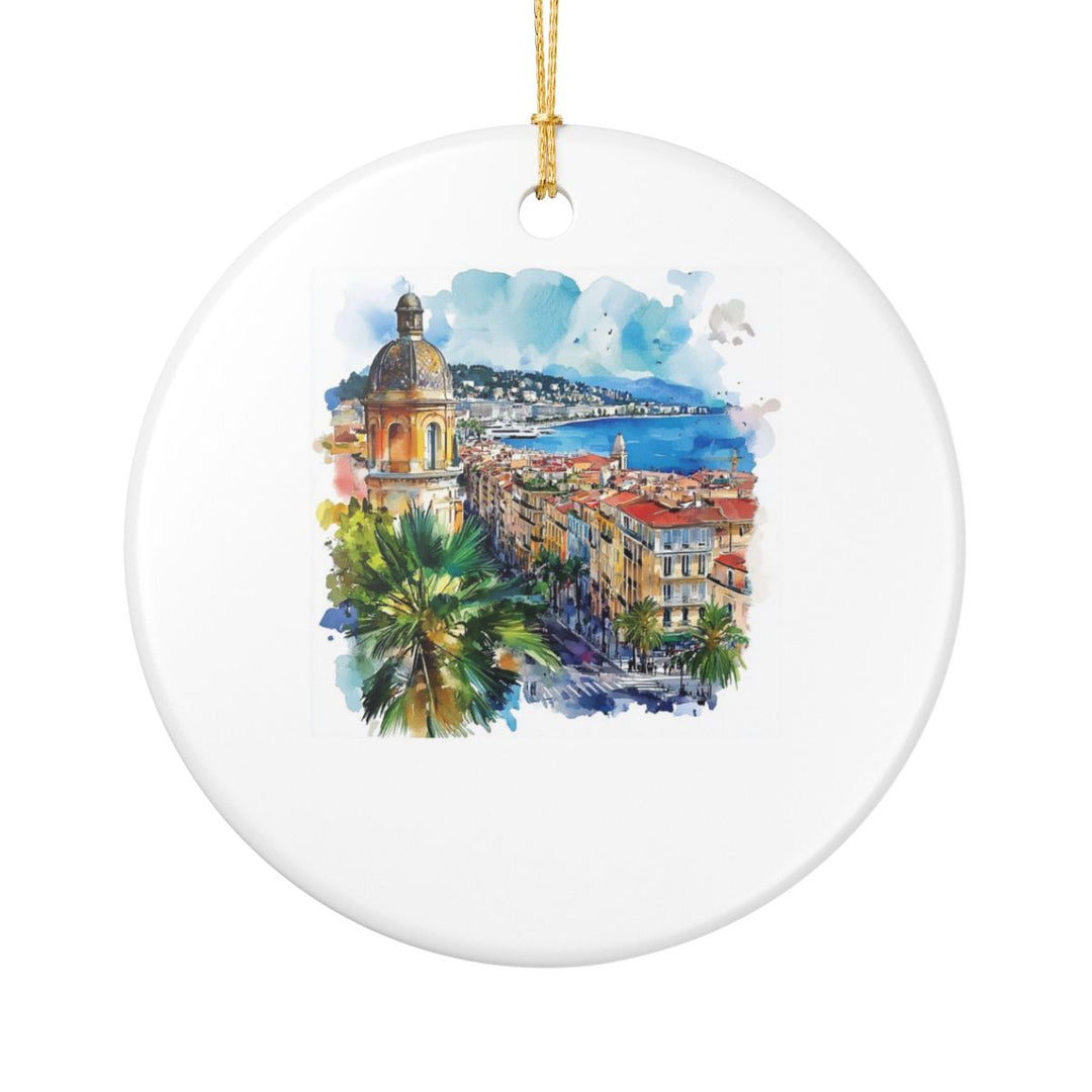 Nice France Ornament: Unique Nice Souvenir, Nice France Xmas Decor, and Authentic Nice Gift