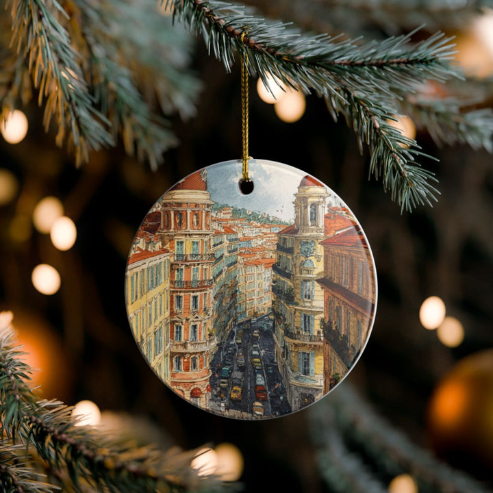 Nice France Ornament: Unique Nice Souvenir, Nice France Xmas Decor, and Authentic Nice Gift