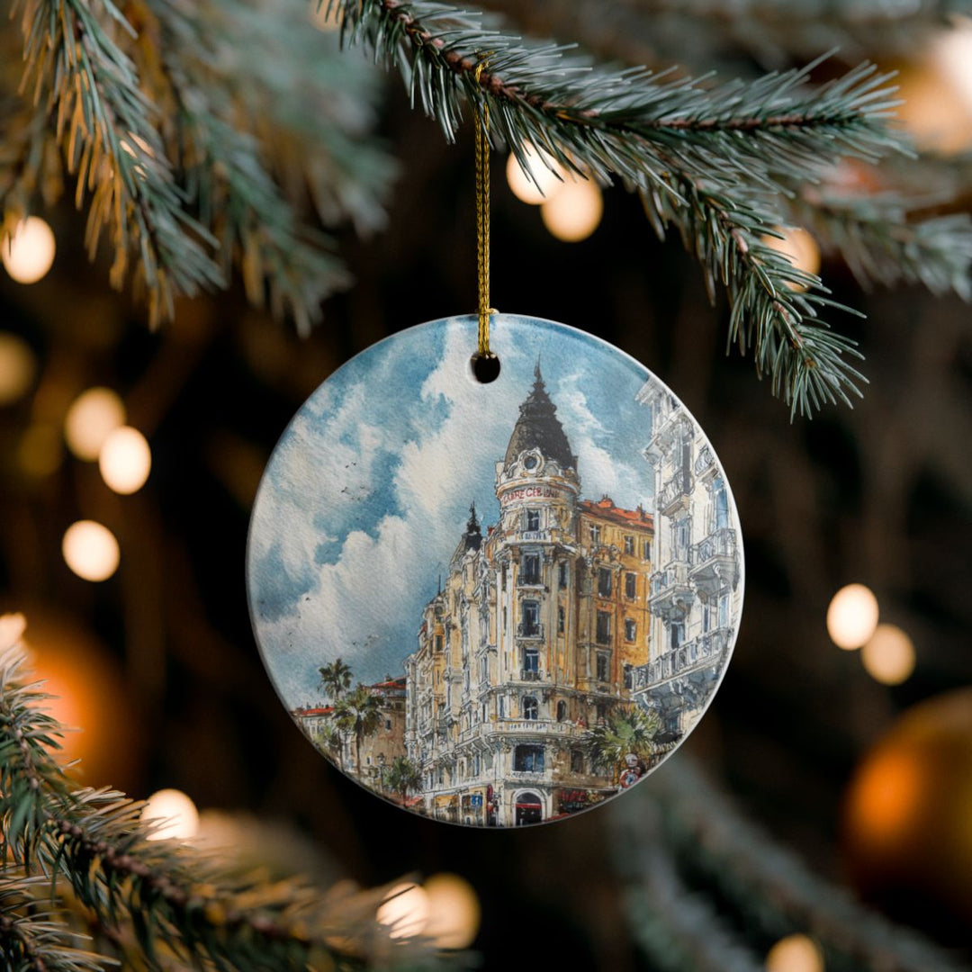 Nice France Ornament: Unique Nice Souvenir, Nice France Xmas Decor, and Authentic Nice Gift