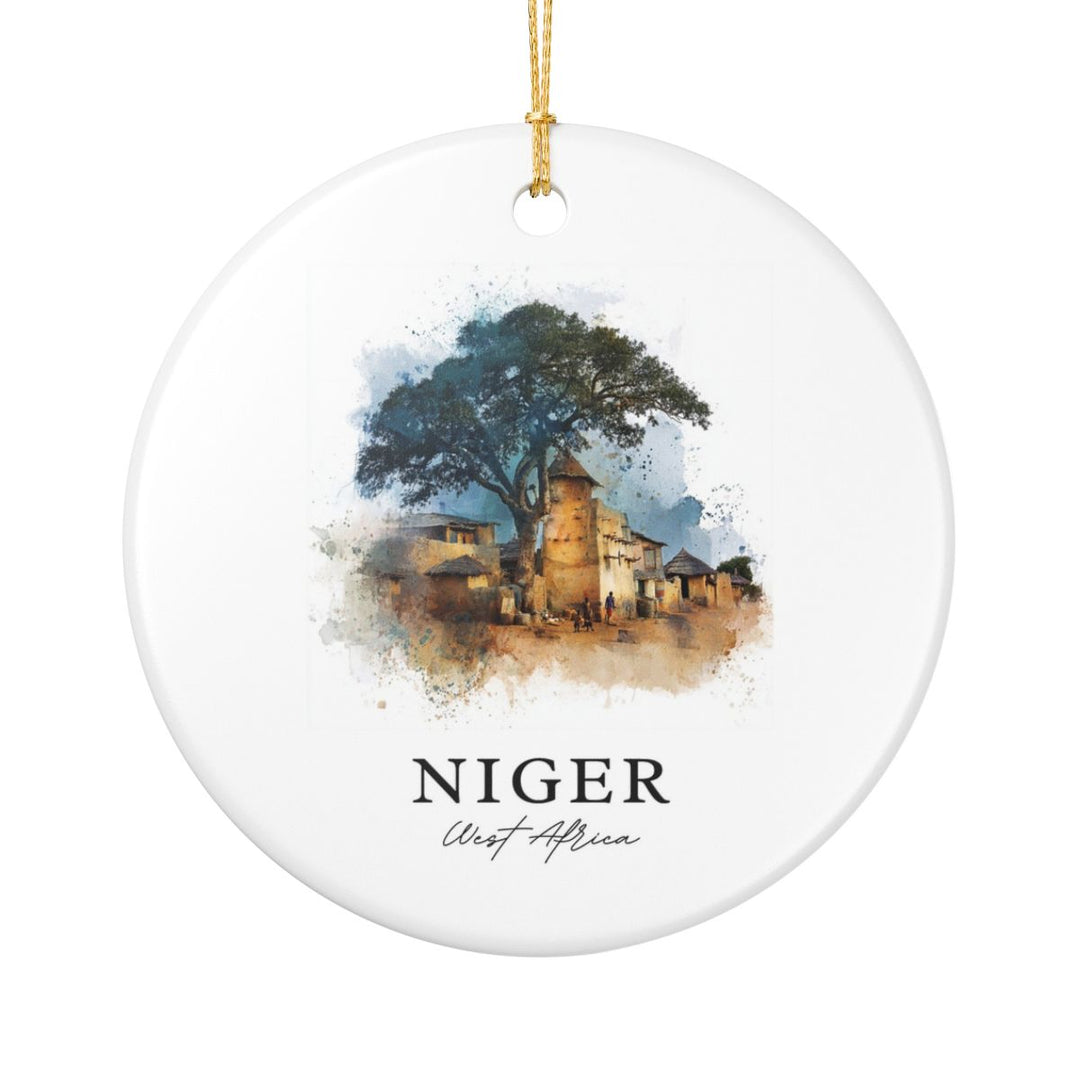 Niger Ornament: Unique Niger Souvenir, Niger Xmas Decor, and Authentic Niger Gift