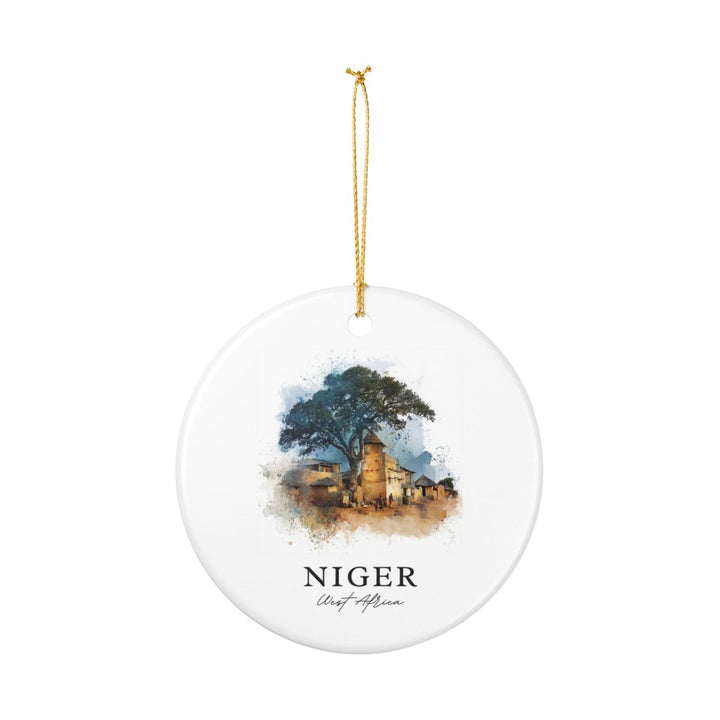 Niger Ornament: Unique Niger Souvenir, Niger Xmas Decor, and Authentic Niger Gift