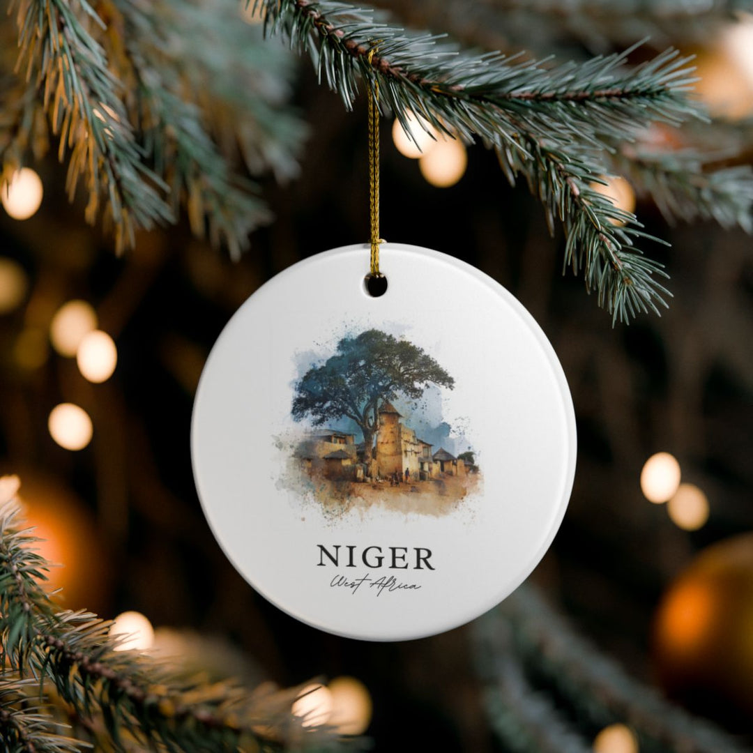 Niger Ornament: Unique Niger Souvenir, Niger Xmas Decor, and Authentic Niger Gift