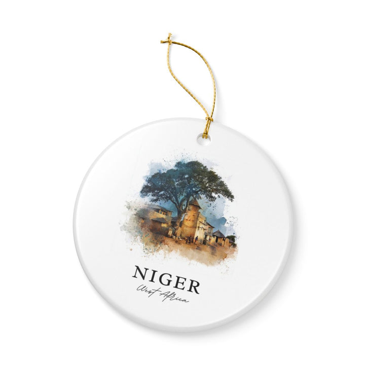 Niger Ornament: Unique Niger Souvenir, Niger Xmas Decor, and Authentic Niger Gift