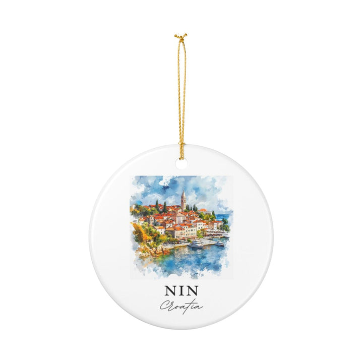 Nin Croatia Ornament: Unique Nin Souvenir, Nin Croatia Xmas Decor, and Authentic Nin Gift