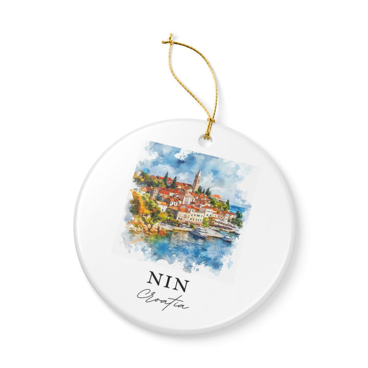 Nin Croatia Ornament: Unique Nin Souvenir, Nin Croatia Xmas Decor, and Authentic Nin Gift