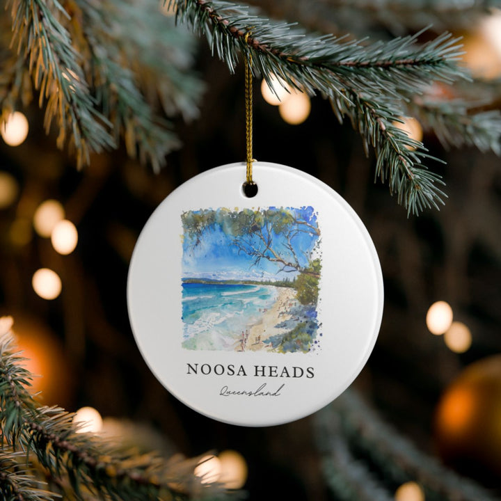 Noosa Heads Ornament: Unique Noosa Heads Souvenir, Noosa Heads Xmas Decor, and Authentic Noosa Heads Gift