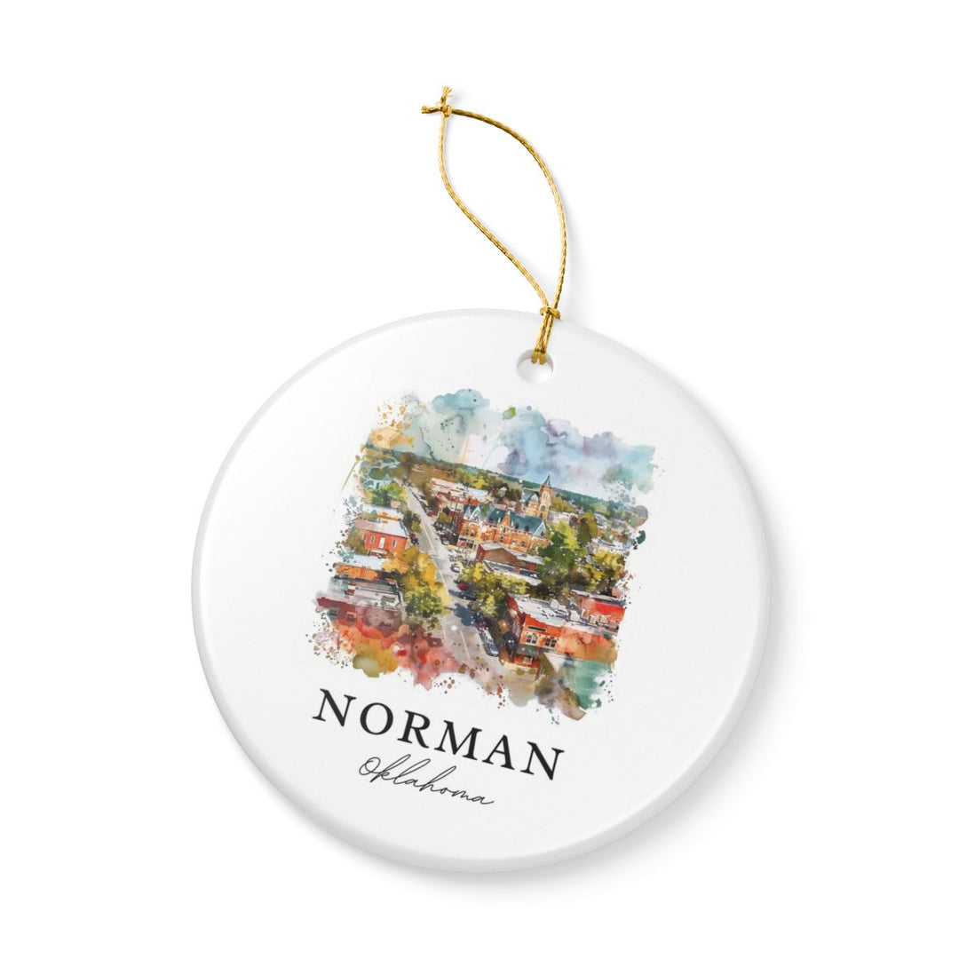 Norman Oklahoma Ornament | Christmas Travel Souvenir Gift