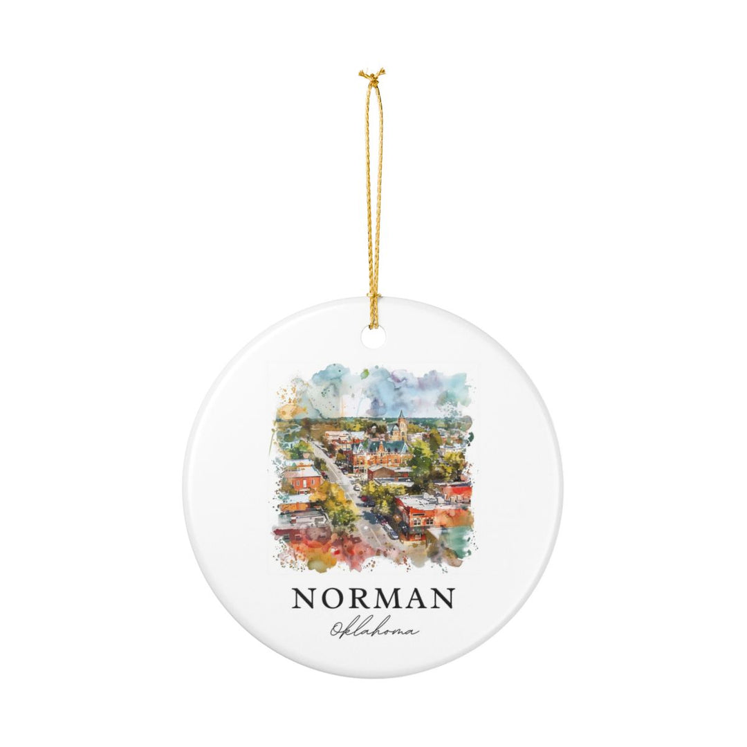 Norman Oklahoma Ornament | Christmas Travel Souvenir Gift