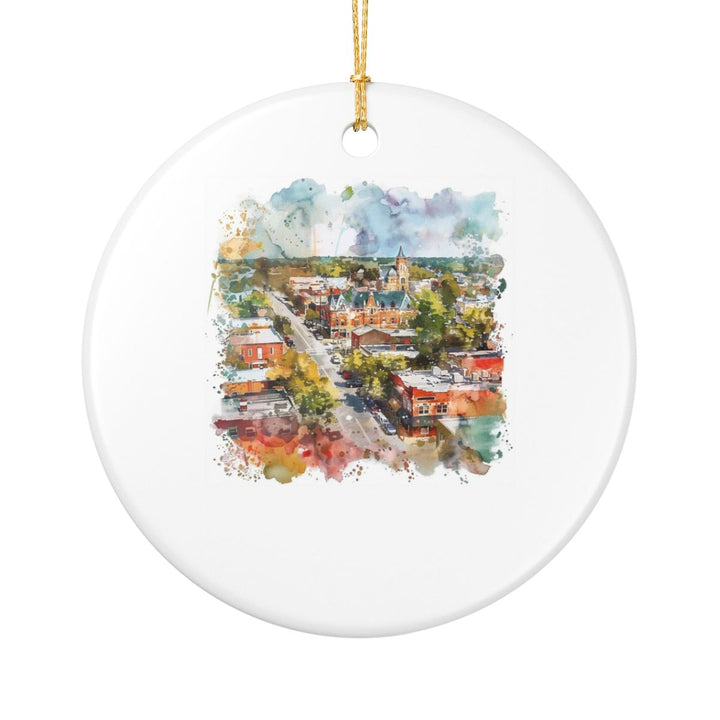 Norman Oklahoma Oklahoma Ornament: Unique Norman Souvenir, Norman Oklahoma Xmas Decor, and Authentic Norman Gift