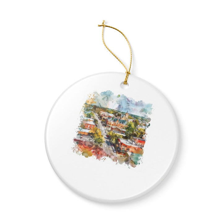 Norman Oklahoma Oklahoma Ornament: Unique Norman Souvenir, Norman Oklahoma Xmas Decor, and Authentic Norman Gift