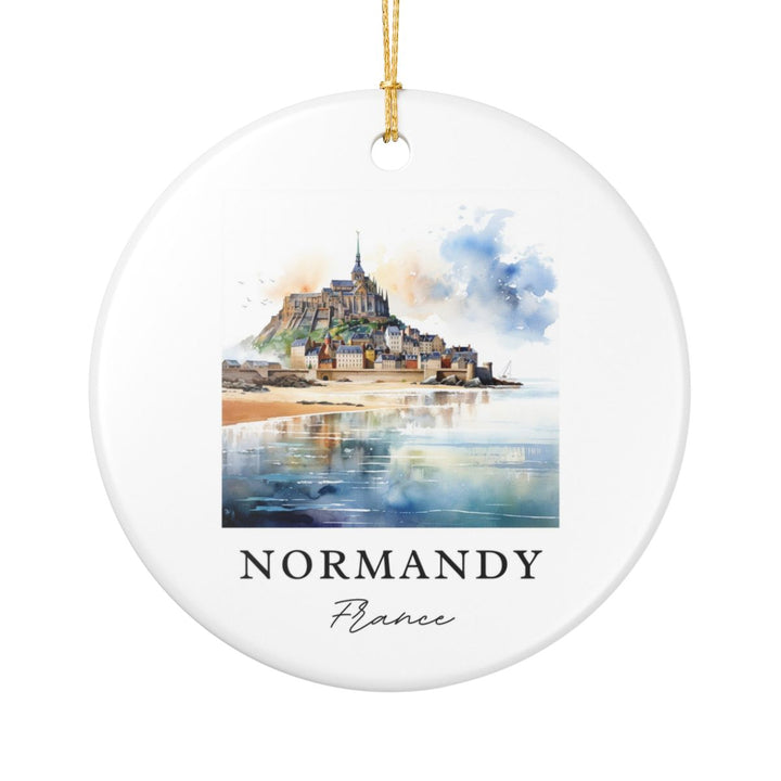 Normandy France Ornament | Christmas Travel Souvenir Gift