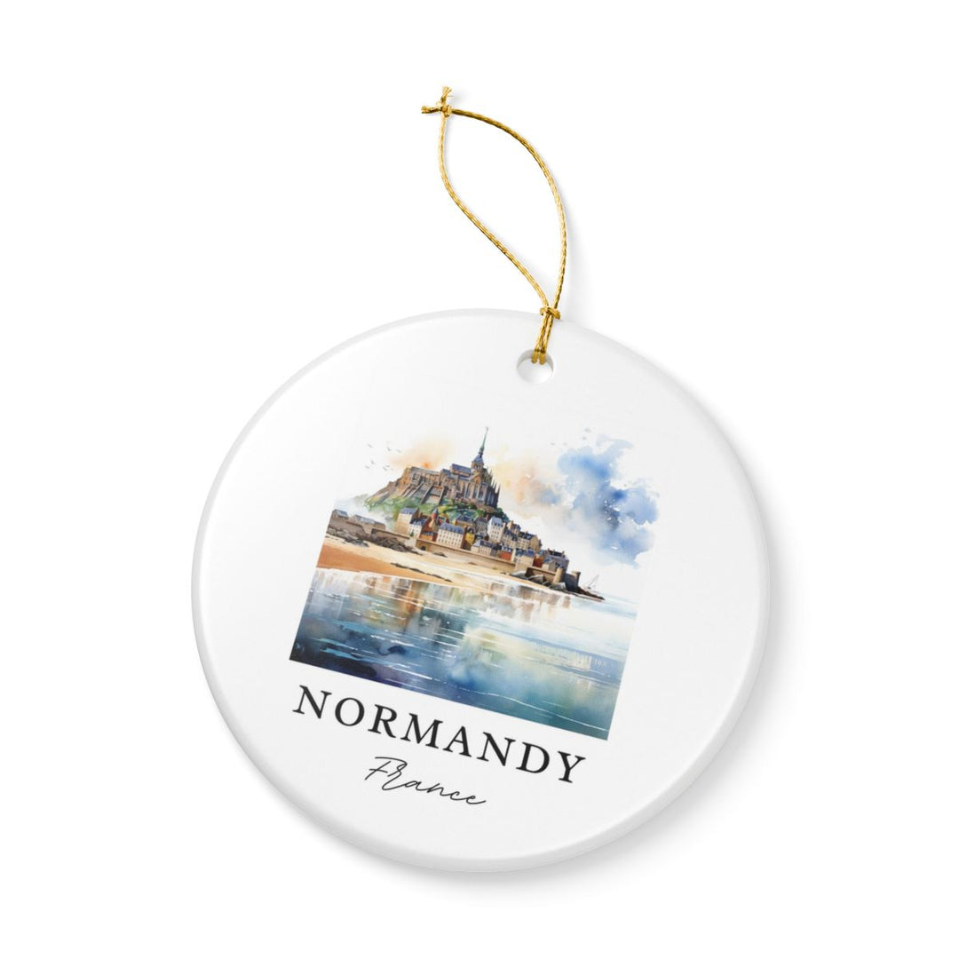 Normandy France Ornament | Christmas Travel Souvenir Gift