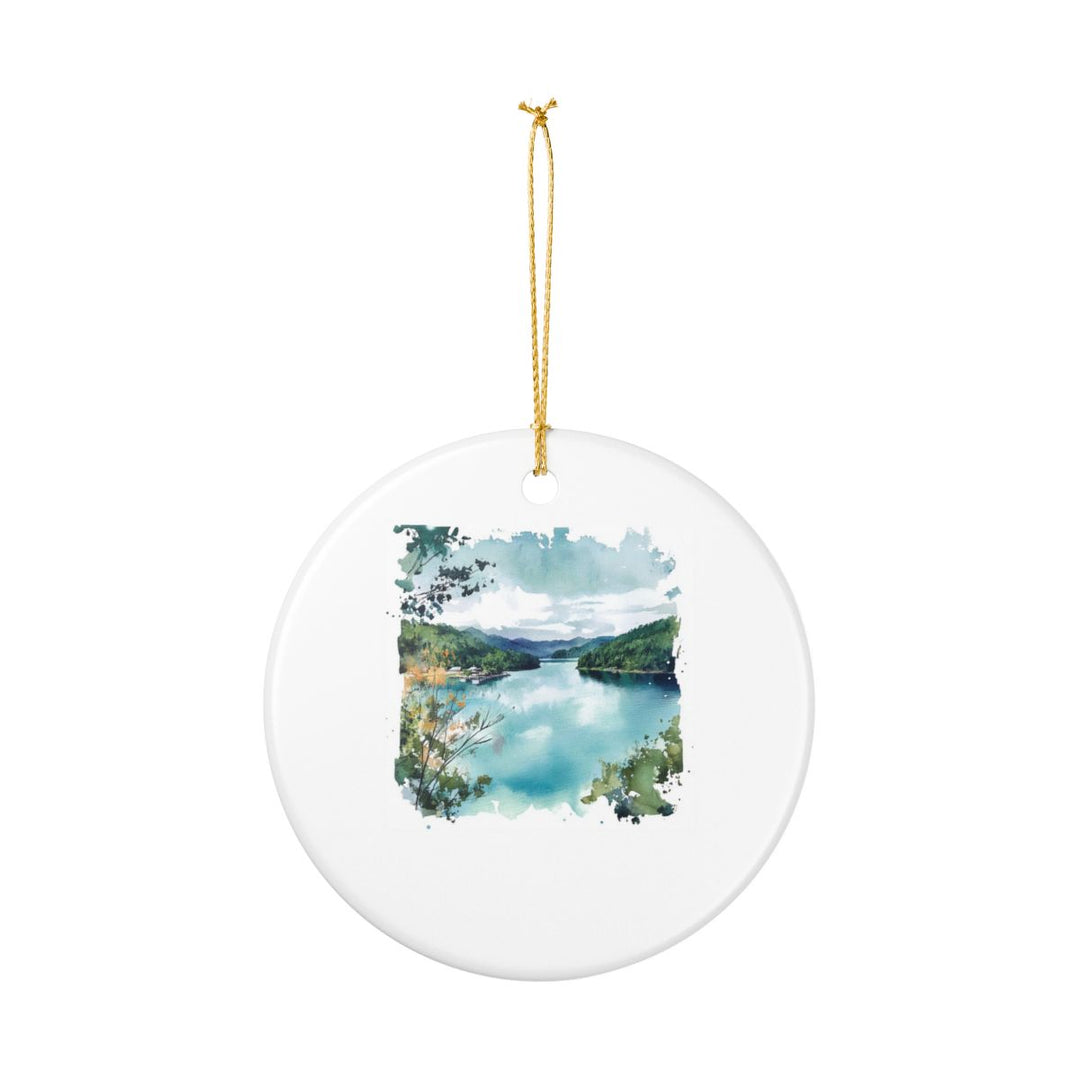 Norris Lake Tennessee Ornament: Unique Norris Lake Souvenir, Norris Lake Tennessee Xmas Decor, and Authentic Norris Lake Gift