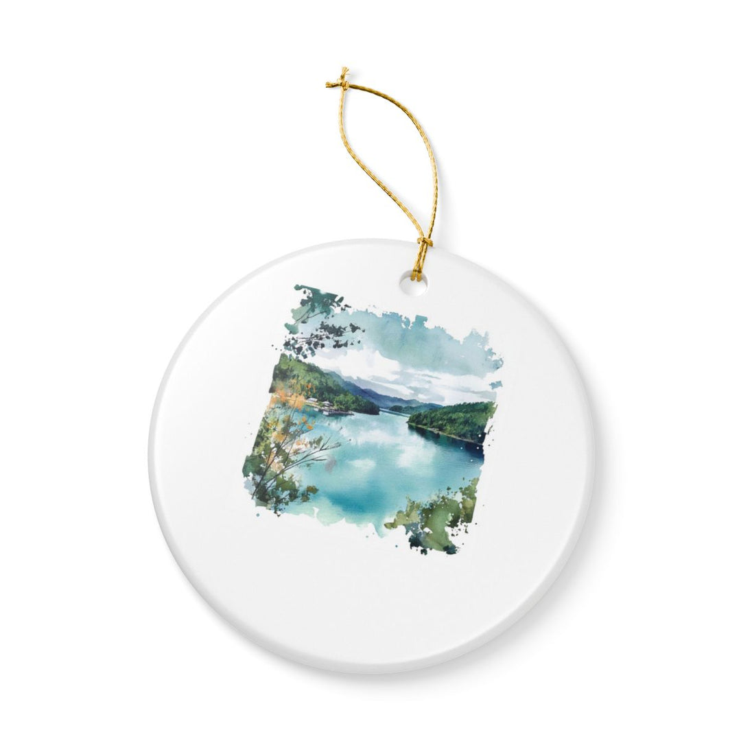 Norris Lake Tennessee Ornament: Unique Norris Lake Souvenir, Norris Lake Tennessee Xmas Decor, and Authentic Norris Lake Gift