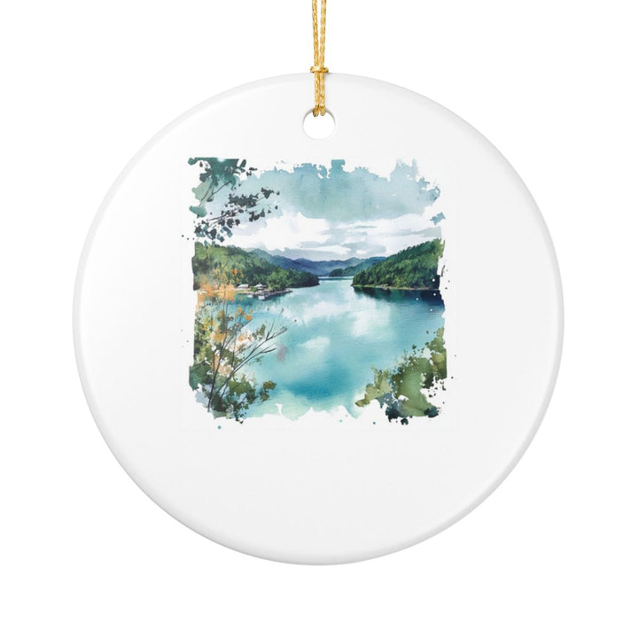 Norris Lake Tennessee Ornament: Unique Norris Lake Souvenir, Norris Lake Tennessee Xmas Decor, and Authentic Norris Lake Gift