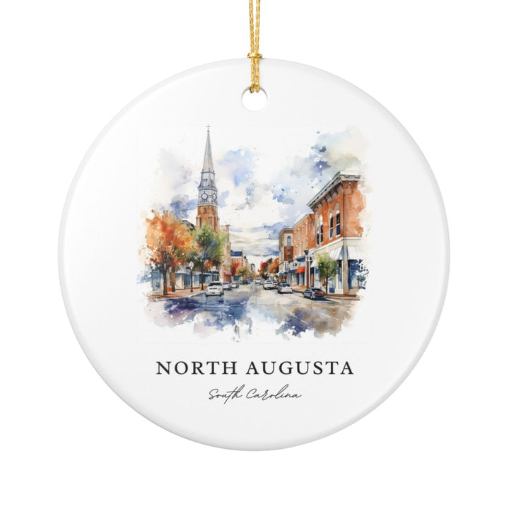 North Augusta South Carolina Ornament | Christmas Travel Souvenir Gift