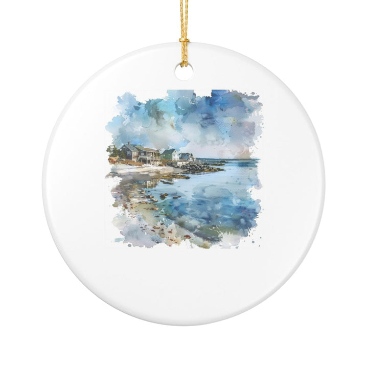 North Beach New Hampshire Ornament: Unique North Beach Souvenir, North Beach New Hampshire Xmas Decor, and Authentic North Beach Gift