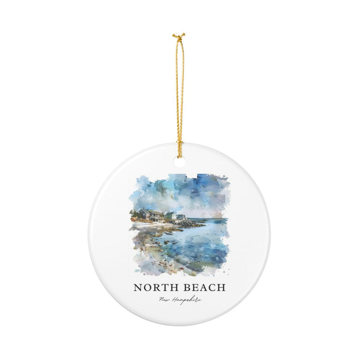 North Beach New Hampshire Ornament | Christmas Travel Souvenir Gift