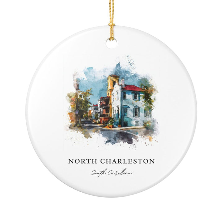 North Charleston South Carolina Ornament | Christmas Travel Gift