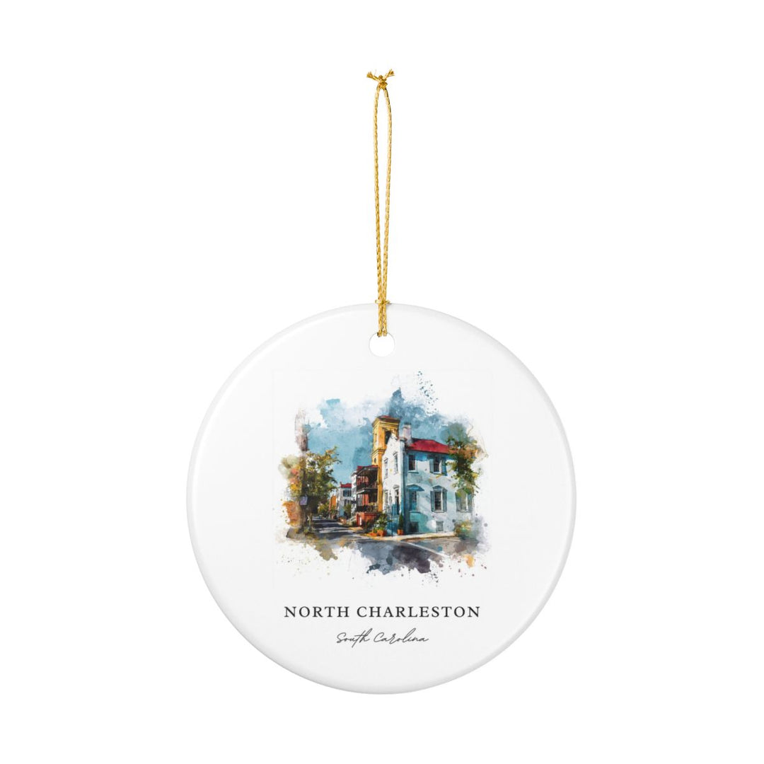 North Charleston South Carolina Ornament | Christmas Travel Gift