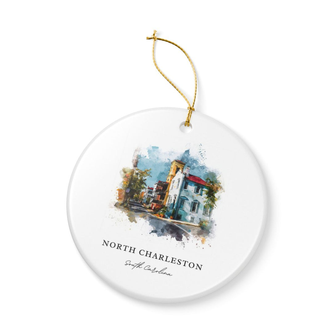 North Charleston South Carolina Ornament | Christmas Travel Gift