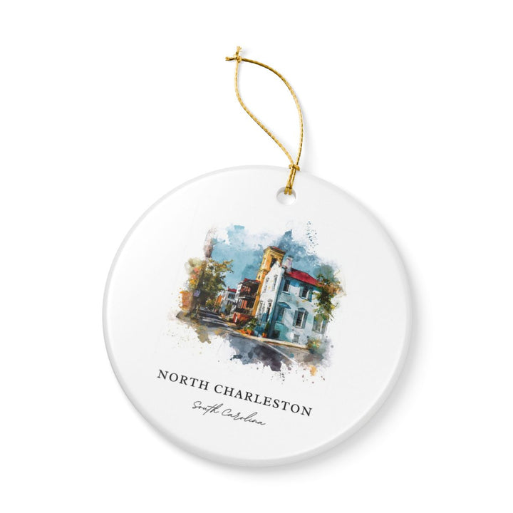 North Charleston South Carolina Ornament | Christmas Travel Gift
