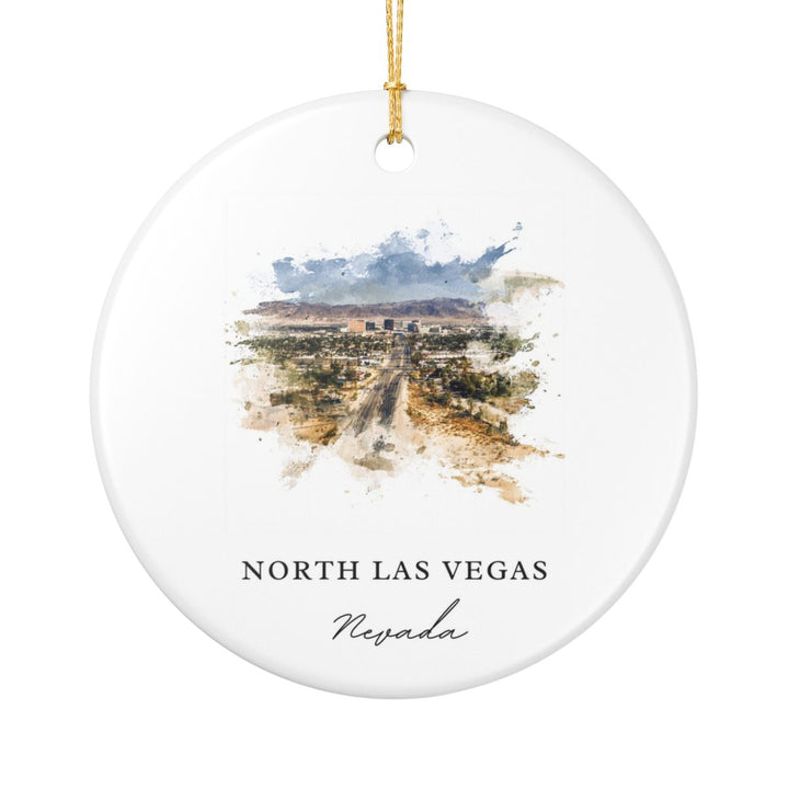 North las Vegas Nevada Ornament | Christmas Travel Souvenir Gift