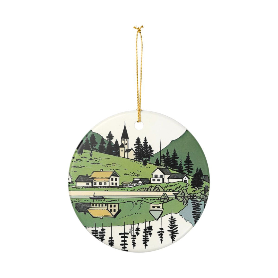 Norway Ornament: Unique Norway Souvenir, Norway Xmas Decor, and Authentic Norway Gift