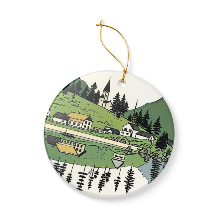 Norway Ornament: Unique Norway Souvenir, Norway Xmas Decor, and Authentic Norway Gift