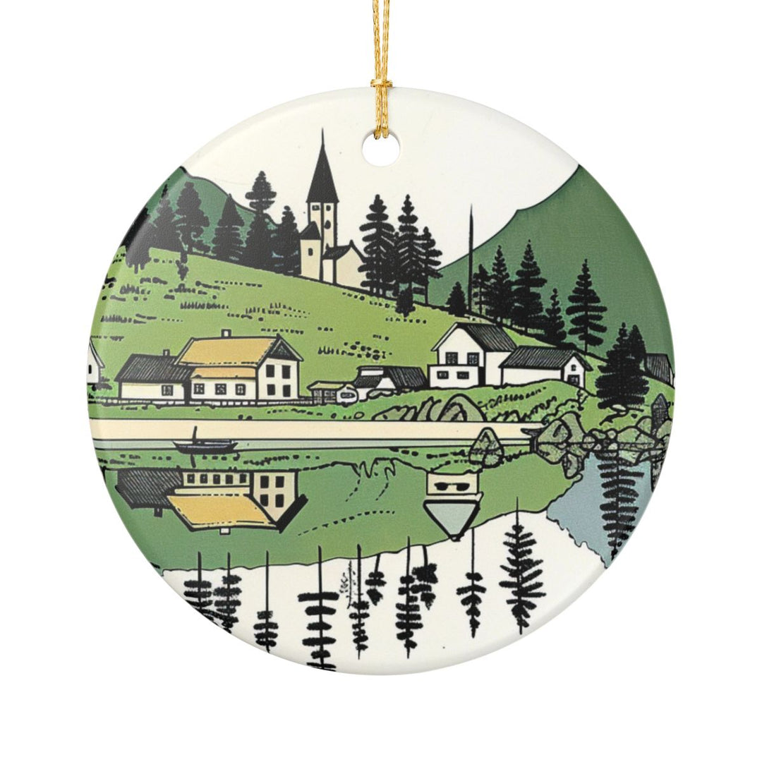 Norway Ornament: Unique Norway Souvenir, Norway Xmas Decor, and Authentic Norway Gift