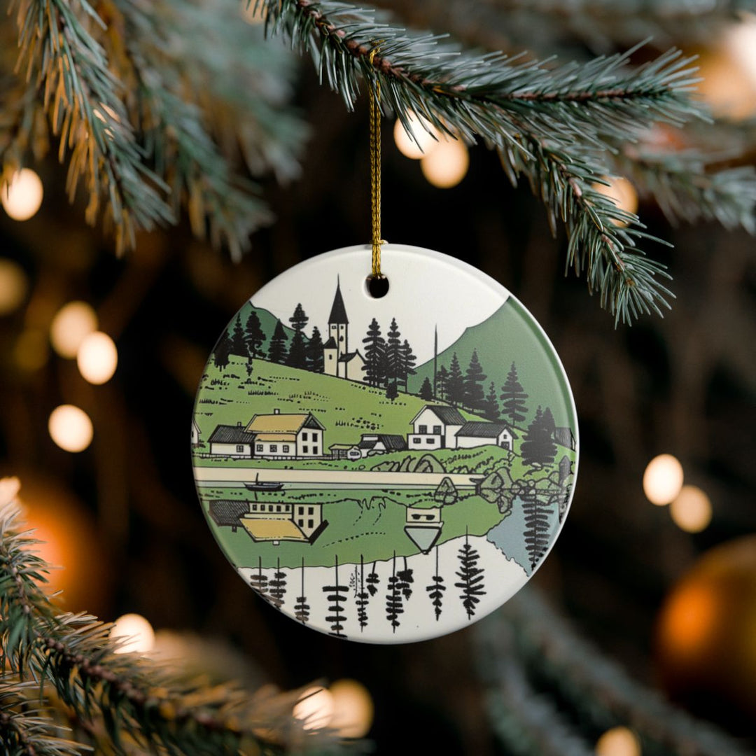 Norway Ornament: Unique Norway Souvenir, Norway Xmas Decor, and Authentic Norway Gift