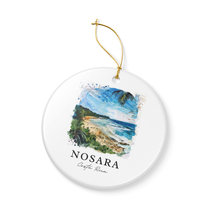 Nosara Costa Rica Ornament: Unique Nosara Costa Rica Souvenir, Nosara Costa Rica Xmas Decor, and Authentic Nosara Costa Rica Gift