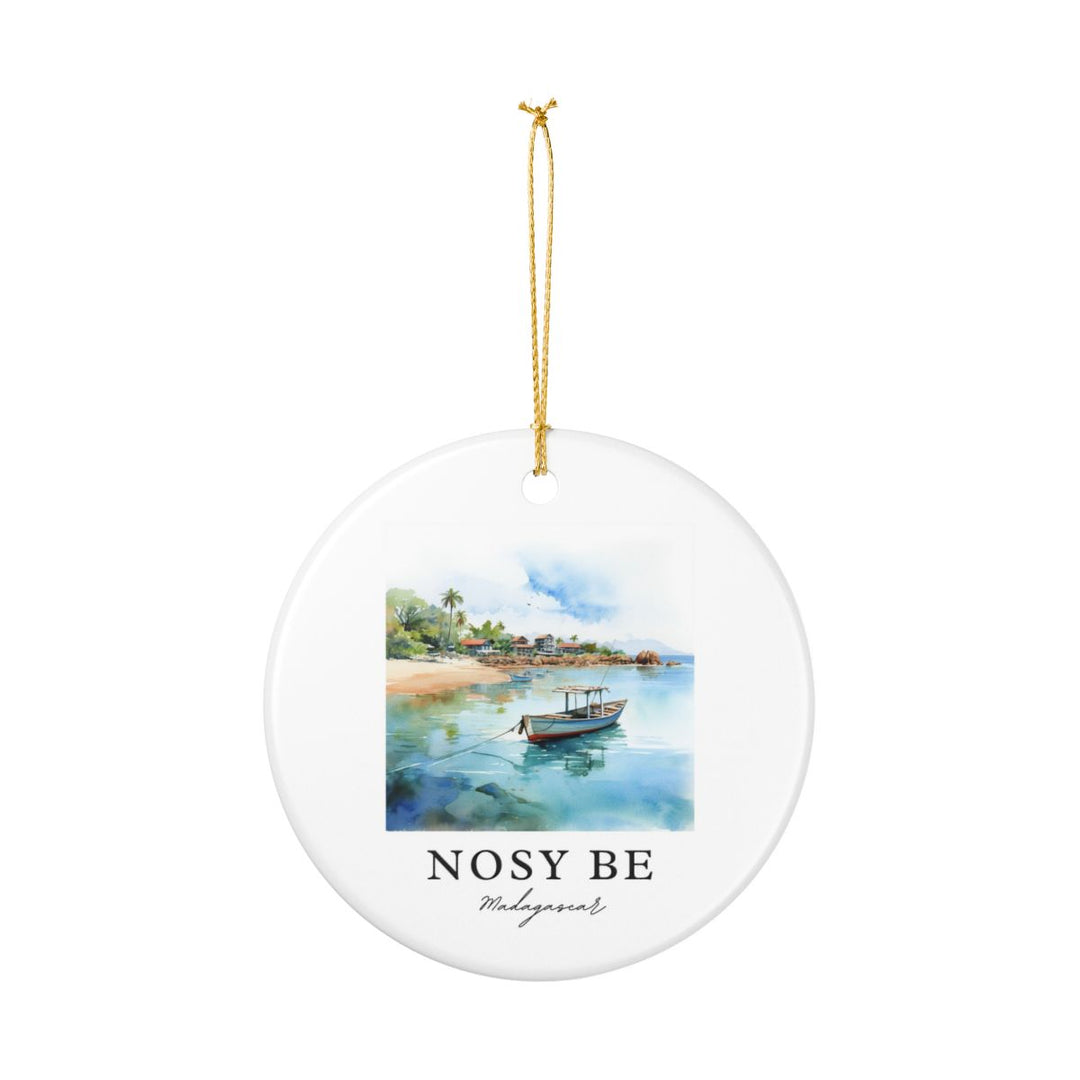 Nosy Be Madagascar Ornament: Unique Nosy Be Souvenir, Nosy Be Madagascar Xmas Decor, and Authentic Nosy Be Gift