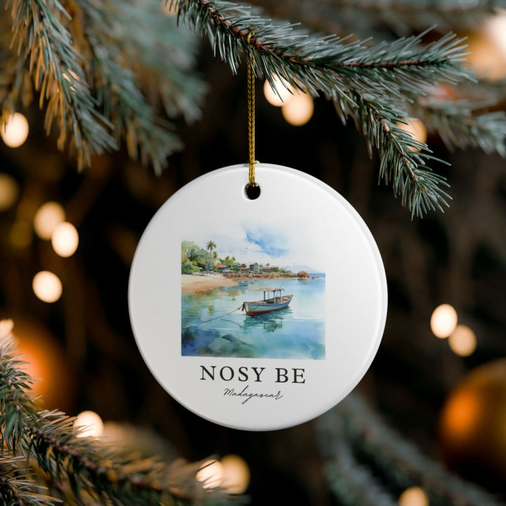 Nosy Be Madagascar Ornament: Unique Nosy Be Souvenir, Nosy Be Madagascar Xmas Decor, and Authentic Nosy Be Gift