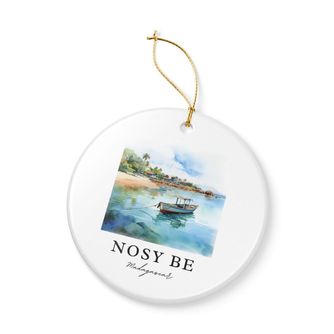 Nosy Be Madagascar Ornament: Unique Nosy Be Souvenir, Nosy Be Madagascar Xmas Decor, and Authentic Nosy Be Gift