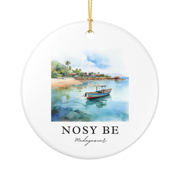 Nosy Be Madagascar Ornament: Unique Nosy Be Souvenir, Nosy Be Madagascar Xmas Decor, and Authentic Nosy Be Gift