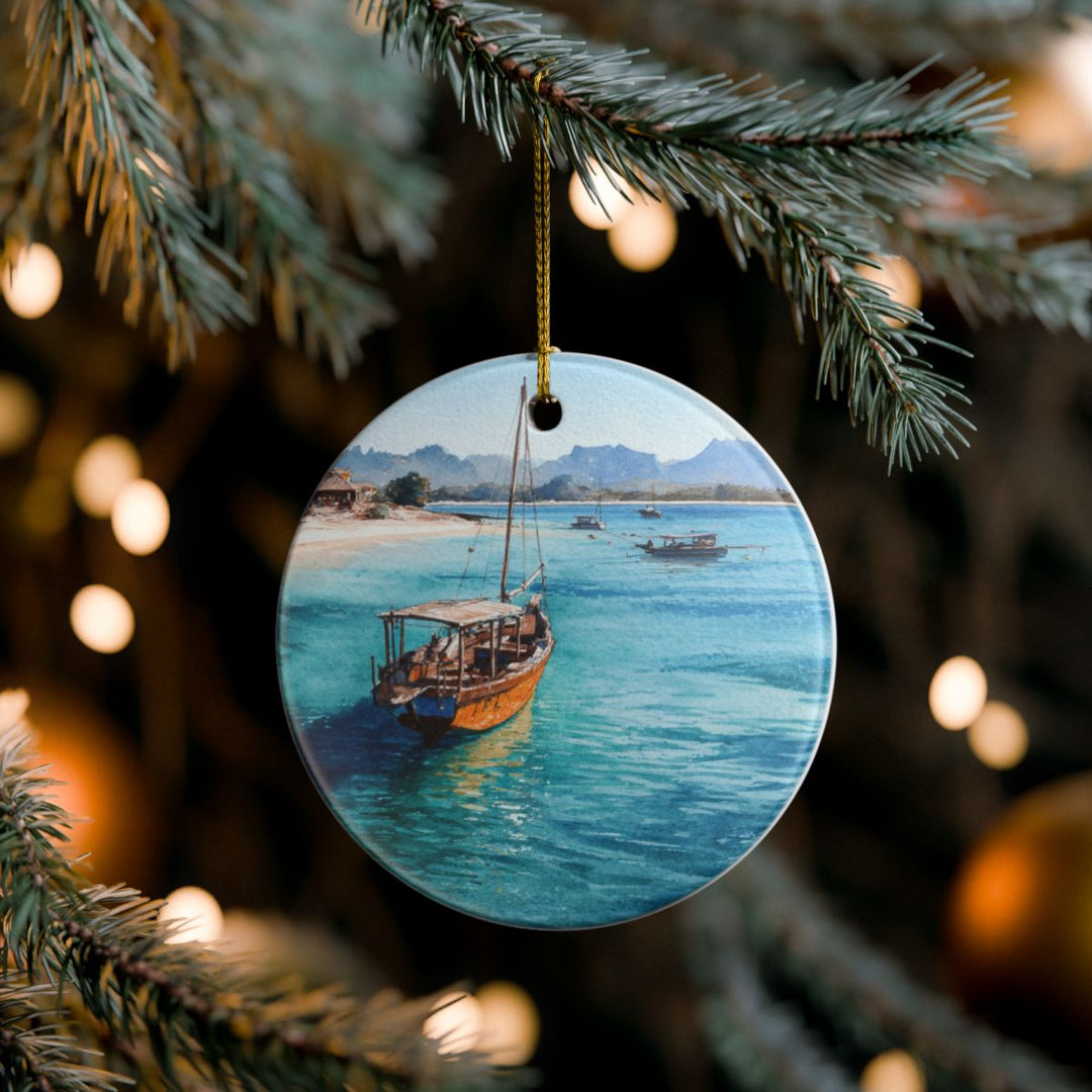 Nosy Be Madagascar Ornament: Unique Nosy Be Souvenir, Nosy Be Madagascar Xmas Decor, and Authentic Nosy Be Gift