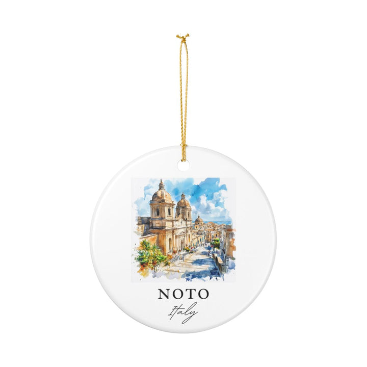 Noto Italy Ornament: Unique Noto Italy Souvenir, Noto Italy Xmas Decor, and Authentic Noto Italy Gift