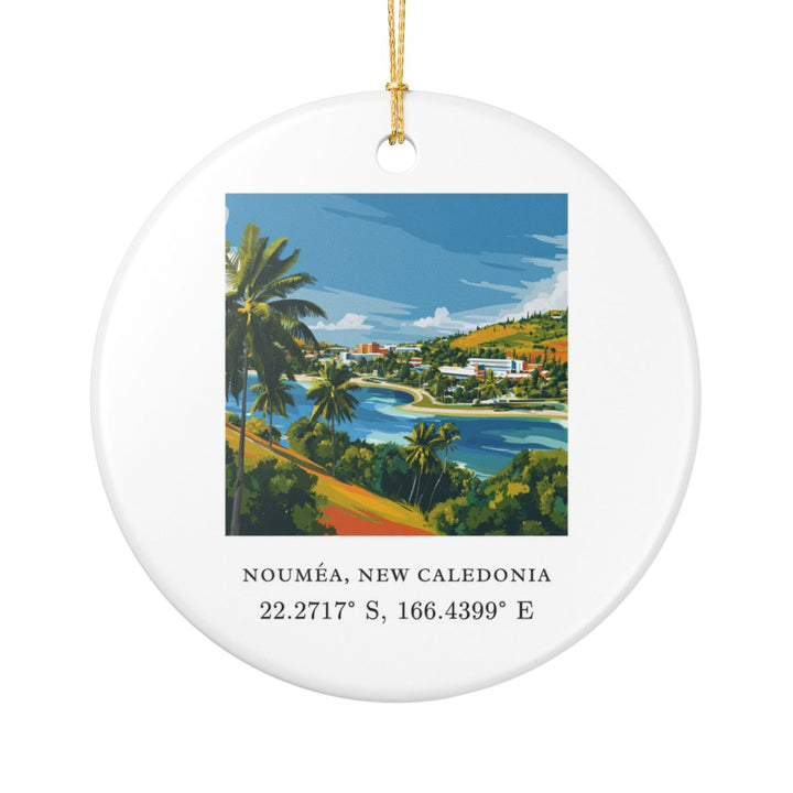 Nouméa New Caledonia Ornament: Unique Nouméa New Caledonia Souvenir, Nouméa New Caledonia Xmas Decor, and Authentic Nouméa New Caledonia Gift