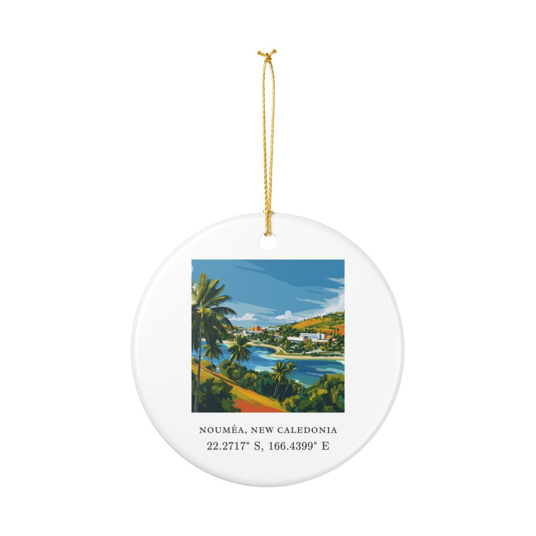 Nouméa New Caledonia Ornament: Unique Nouméa New Caledonia Souvenir, Nouméa New Caledonia Xmas Decor, and Authentic Nouméa New Caledonia Gift