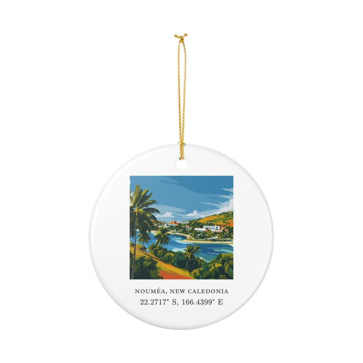 Nouméa New Caledonia Ornament: Unique Nouméa New Caledonia Souvenir, Nouméa New Caledonia Xmas Decor, and Authentic Nouméa New Caledonia Gift