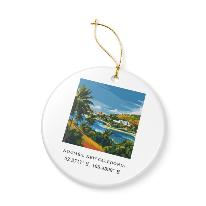 Nouméa New Caledonia Ornament: Unique Nouméa New Caledonia Souvenir, Nouméa New Caledonia Xmas Decor, and Authentic Nouméa New Caledonia Gift