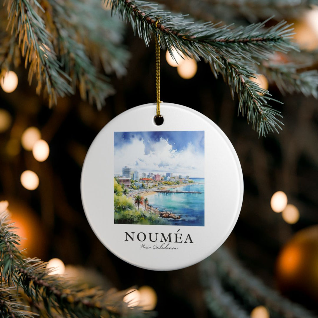 Nouméa New Caledonia Ornament: Unique Nouméa New Caledonia Souvenir, Nouméa New Caledonia Xmas Decor, and Authentic Nouméa New Caledonia Gift