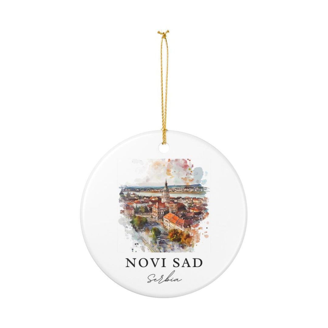 Novi Sad Serbia Ornament: Unique Novi Sad Souvenir, Novi Sad Serbia Xmas Decor, and Authentic Novi Sad Gift