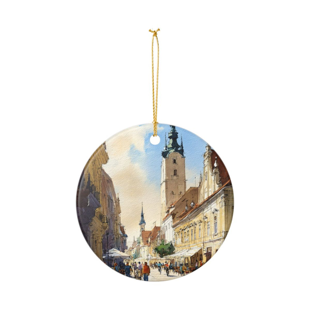 Novi Sad Serbia Ornament: Unique Novi Sad Souvenir, Novi Sad Serbia Xmas Decor, and Authentic Novi Sad Gift