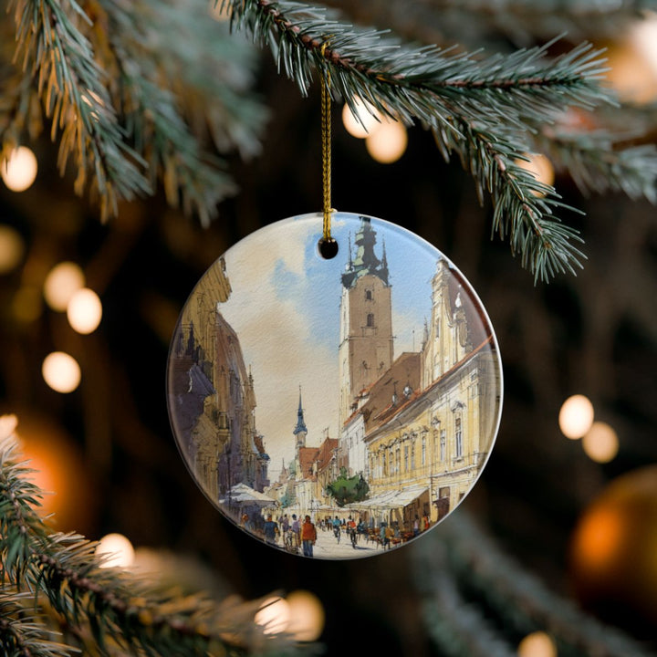 Novi Sad Serbia Ornament: Unique Novi Sad Souvenir, Novi Sad Serbia Xmas Decor, and Authentic Novi Sad Gift
